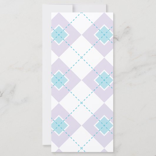 Blue and Purple Argyle (Front)