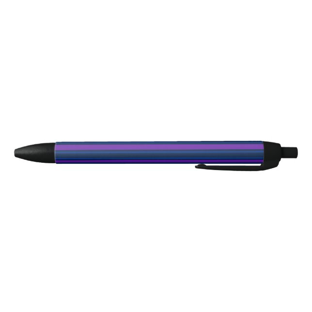 Blue and purple candy stripes pen (Bottom)
