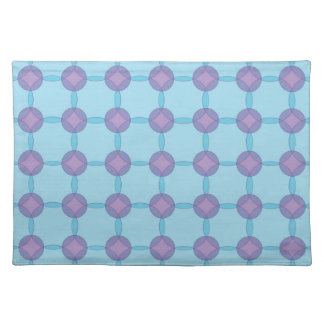 Blue and Purple Circles Cloth Placemat