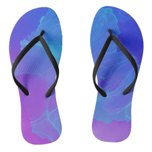 Blue and Purple Color Flip Flops