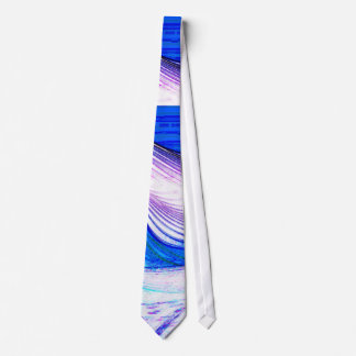 Blue and Purple Design Tie