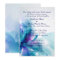 Blue and Purple Floral Design Wedding Invitation