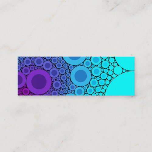 Blue and Purple Frog Eggs Skinny Gallery Card