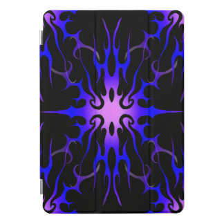 Blue and Purple Hot Rod Flames iPad Pro Cover