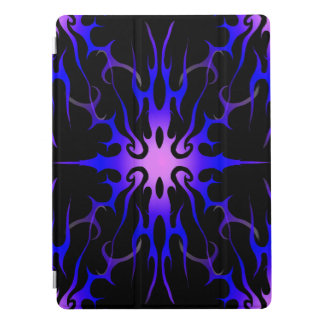Blue and Purple Hot Rod Flames iPad Pro Cover
