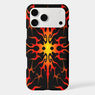 Blue and Purple Hot Rod Flames iPhone 17 Pro Max Case