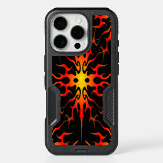 Blue and Purple Hot Rod Flames iPhone 16 Pro Case