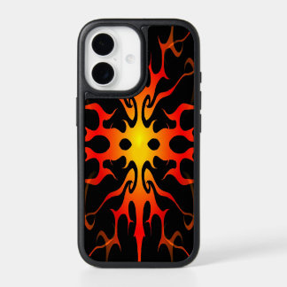 Blue and Purple Hot Rod Flames iPhone 17 Case