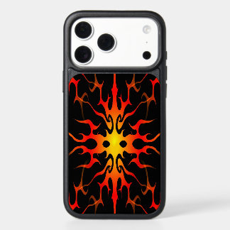 Blue and Purple Hot Rod Flames iPhone 17 Pro Max Case