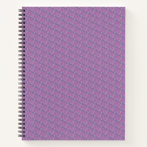Blue and Purple Leaves  Notebook