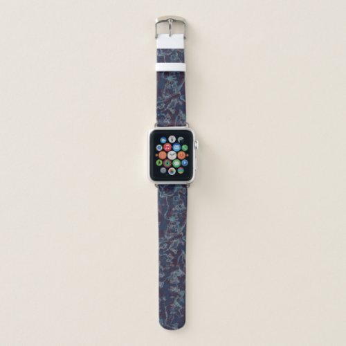 blue and purple marble apple watch band