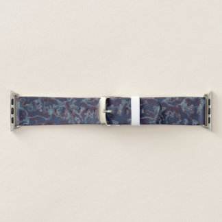 blue and purple marble apple watch band
