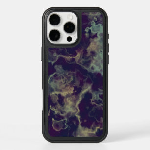 Blue and purple marble iPhone 16 pro max case