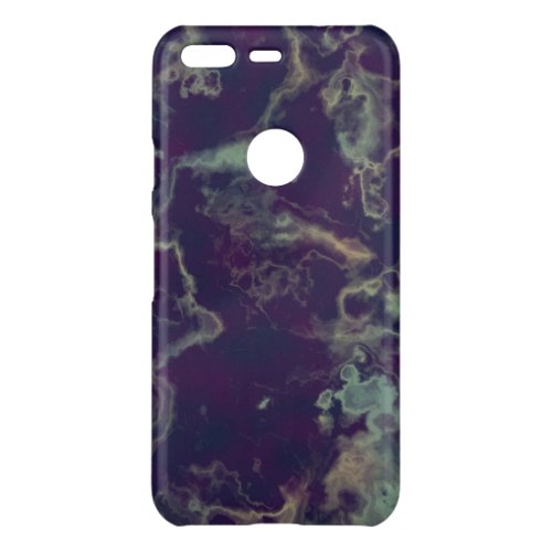 Blue and purple marble uncommon google pixel case