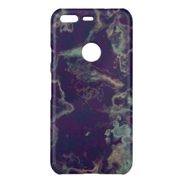Blue and purple marble uncommon google pixel case (Back)