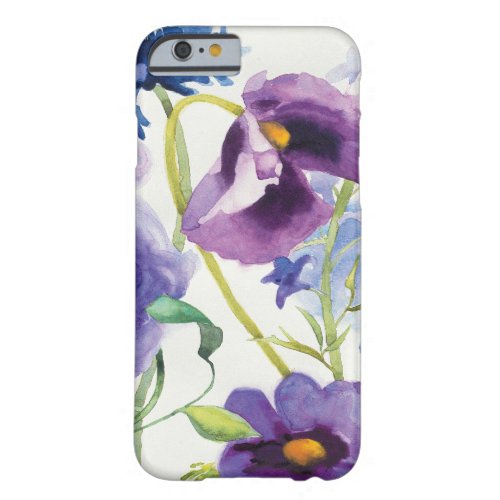 Blue and Purple Mixed Garden Barely There iPhone 6 Case