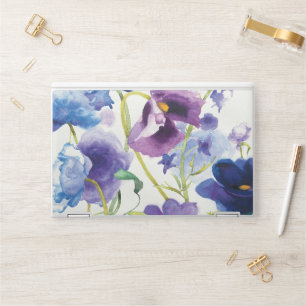 Blue and Purple Mixed Garden HP Laptop Skin