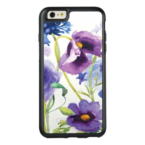 Blue and Purple Mixed Garden OtterBox iPhone 66s Plus Case