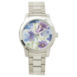 Blue and Purple Mixed Garden Watch