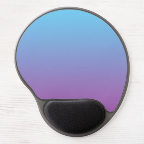 Blue And Purple Ombre Gel Mouse Pad