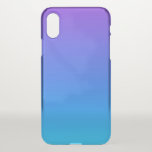 Blue And Purple Ombre Iphone X Clearly™ Case at Zazzle