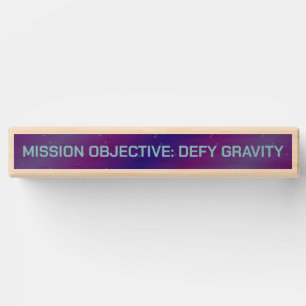 Blue and Purple Outer Space Mission Party Game Topple Tower