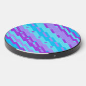 blue and purple pixels wireless charger  (Front 2)