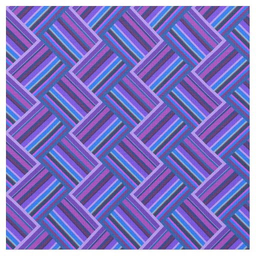 Blue and purple stripes weave fabric