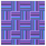 Blue and purple stripes weave pattern fabric