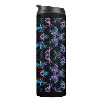 Blue and Purple Triangle Mandala Thermal Tumbler