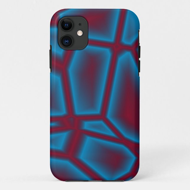 Blue and Red Case-Mate iPhone Case (Back)