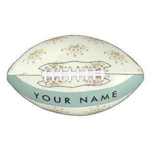 Blue and Red Flowers, Blue, Your Name Football