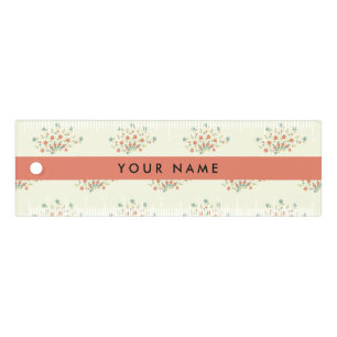 Blue and Red Flowers, Red, Your Name Ruler