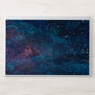 Blue and Red Galaxy Artwork HP Laptop Skin