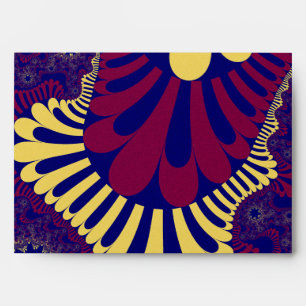 Blue and Red Loop Envelope