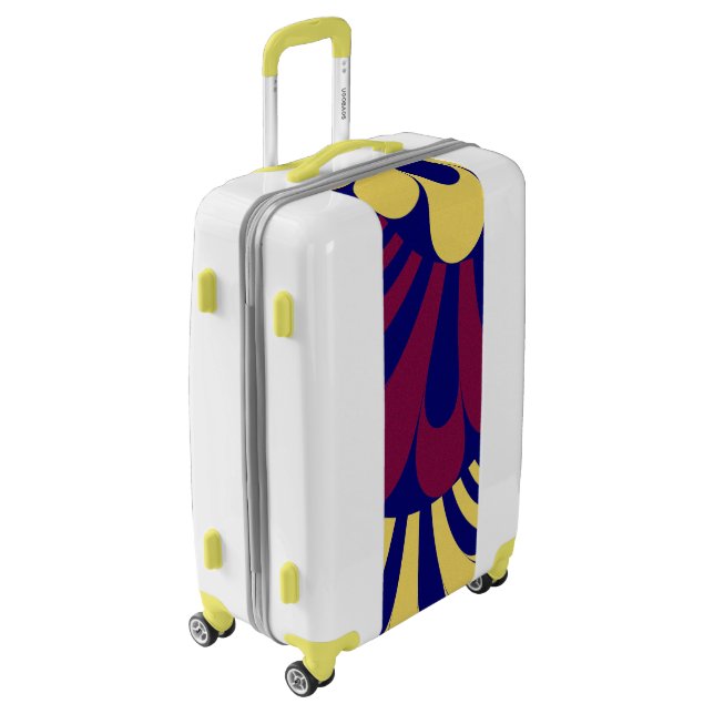 Blue and Red Loop Luggage (Rotated Left)