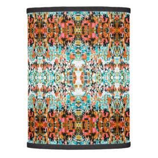 Blue and red multi-color lamp shade