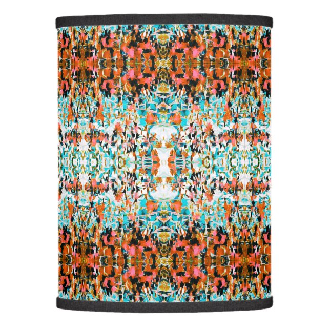 Blue and red multi-color lamp shade (Front)