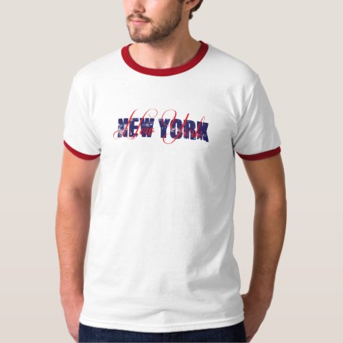 Blue and Red New York T_Shirt