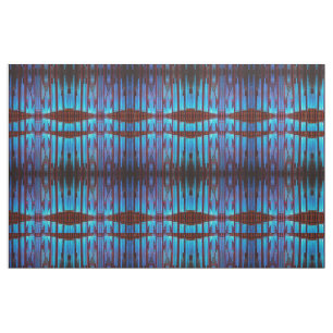 Blue and red organ pipes fabric
