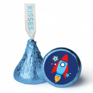 Blue and Red Rocket Ship Outer Space Hershey®'s Kisses®