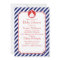 Blue and Red Sailboat  Baby Shower