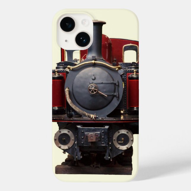 Blue And Red Train  Case-Mate iPhone Case (Back)