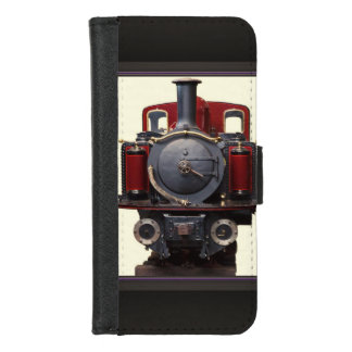 Blue And Red Train iPhone 8/7 Wallet Case