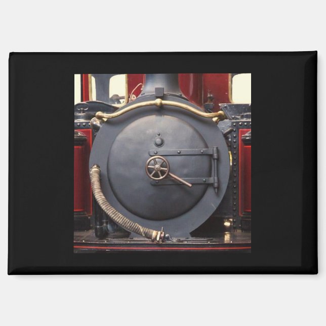 Blue And Red Train  Magnet (Front)