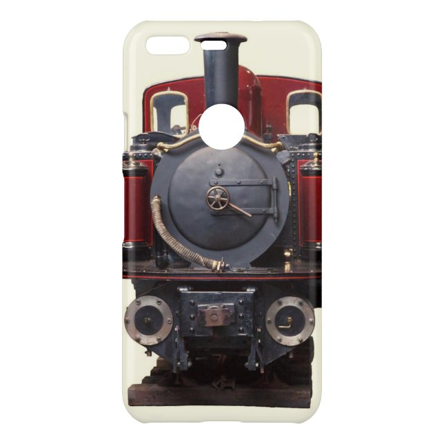 Blue And Red Train  Uncommon Google Pixel Case (Back)