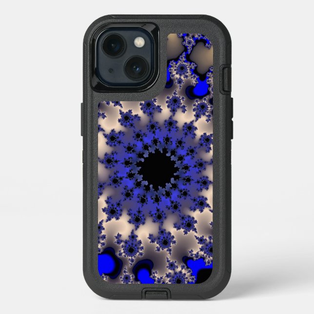 Blue and Silver Eye Otterbox iPhone Case (Back)