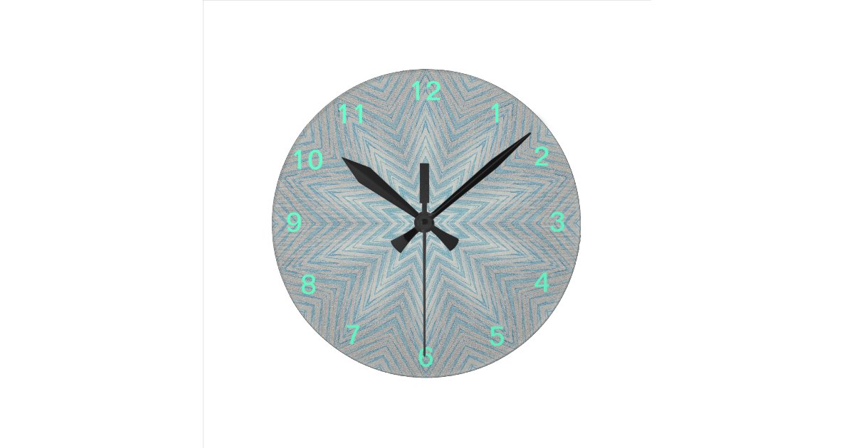 Featured image of post Blue And Silver Wall Clock / The temple has a diameter of 12 and requires one aa battery.