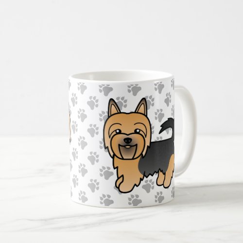 Blue And Tan Australian Terrier Cute Cartoon Dog Coffee Mug