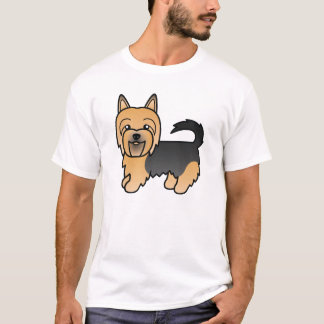 Blue And Tan Australian Terrier Cute Cartoon Dog T-Shirt